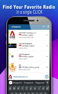 Radio Singapore - Singapore FM android App screenshot 0