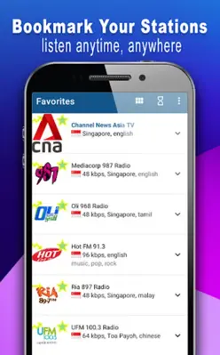 Radio Singapore - Singapore FM android App screenshot 1