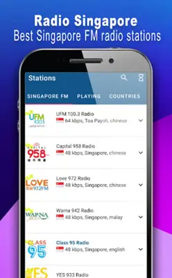 Radio Singapore - Singapore FM android App screenshot 4